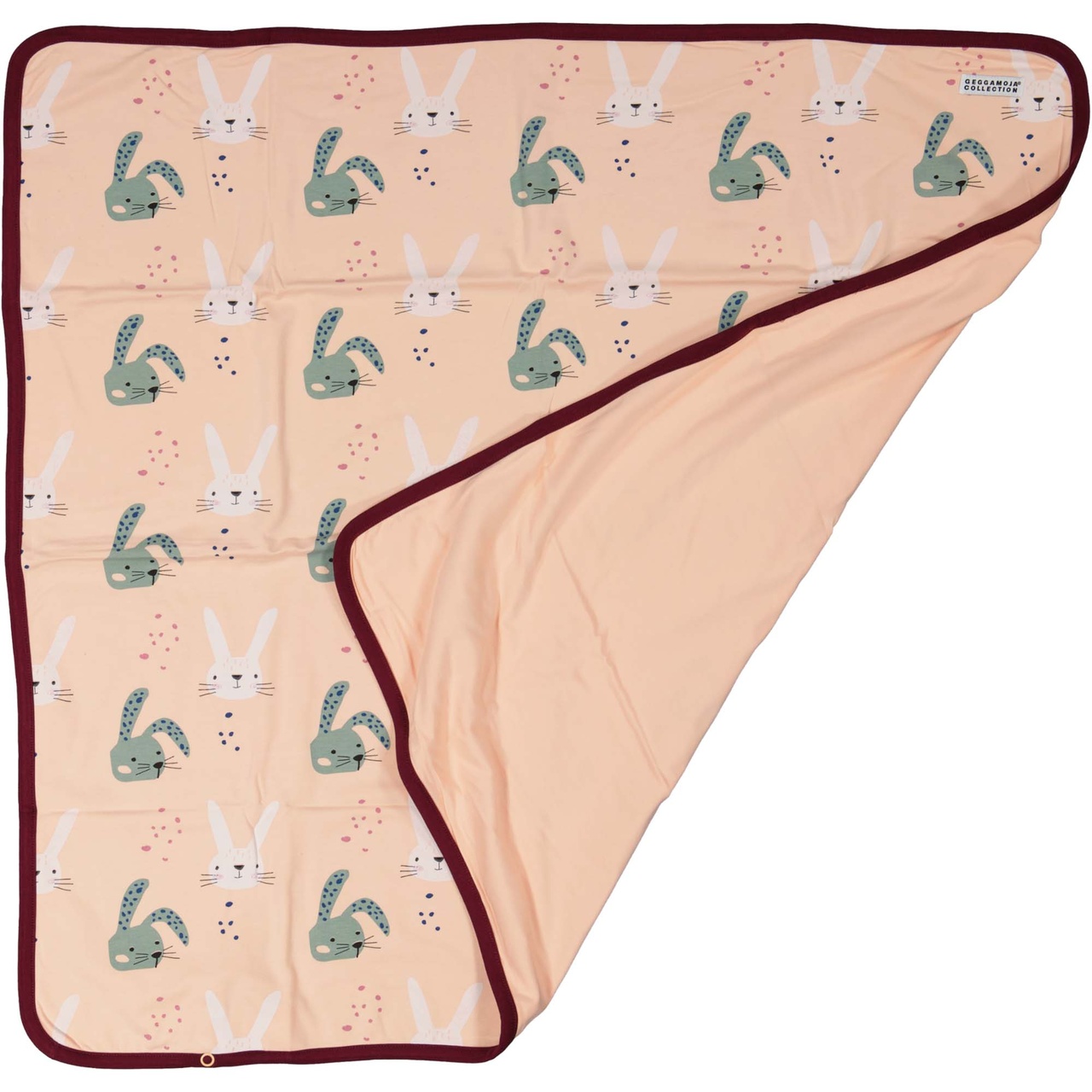 Babyfilt i bambu Kanin Rosa