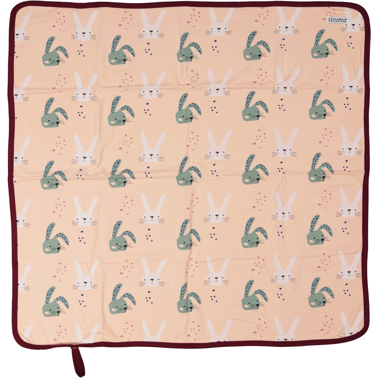Babyfilt i bambu Kanin Rosa
