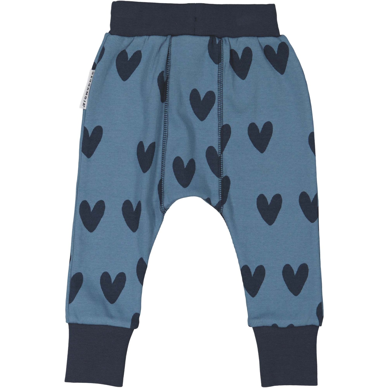 Baby pant Blue heart 50/56