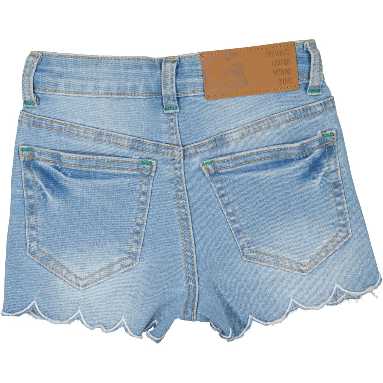 High waist Jeansshorts Ljusblå 86/92