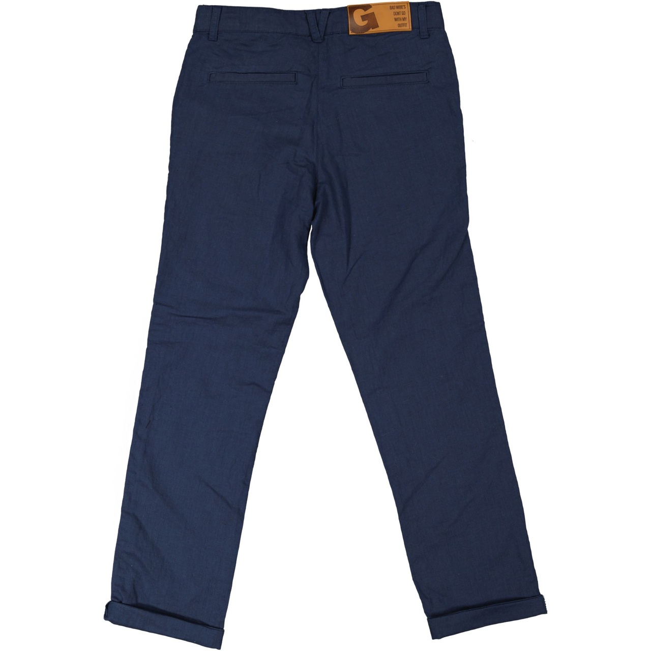 Linnen pant Navy  86/92