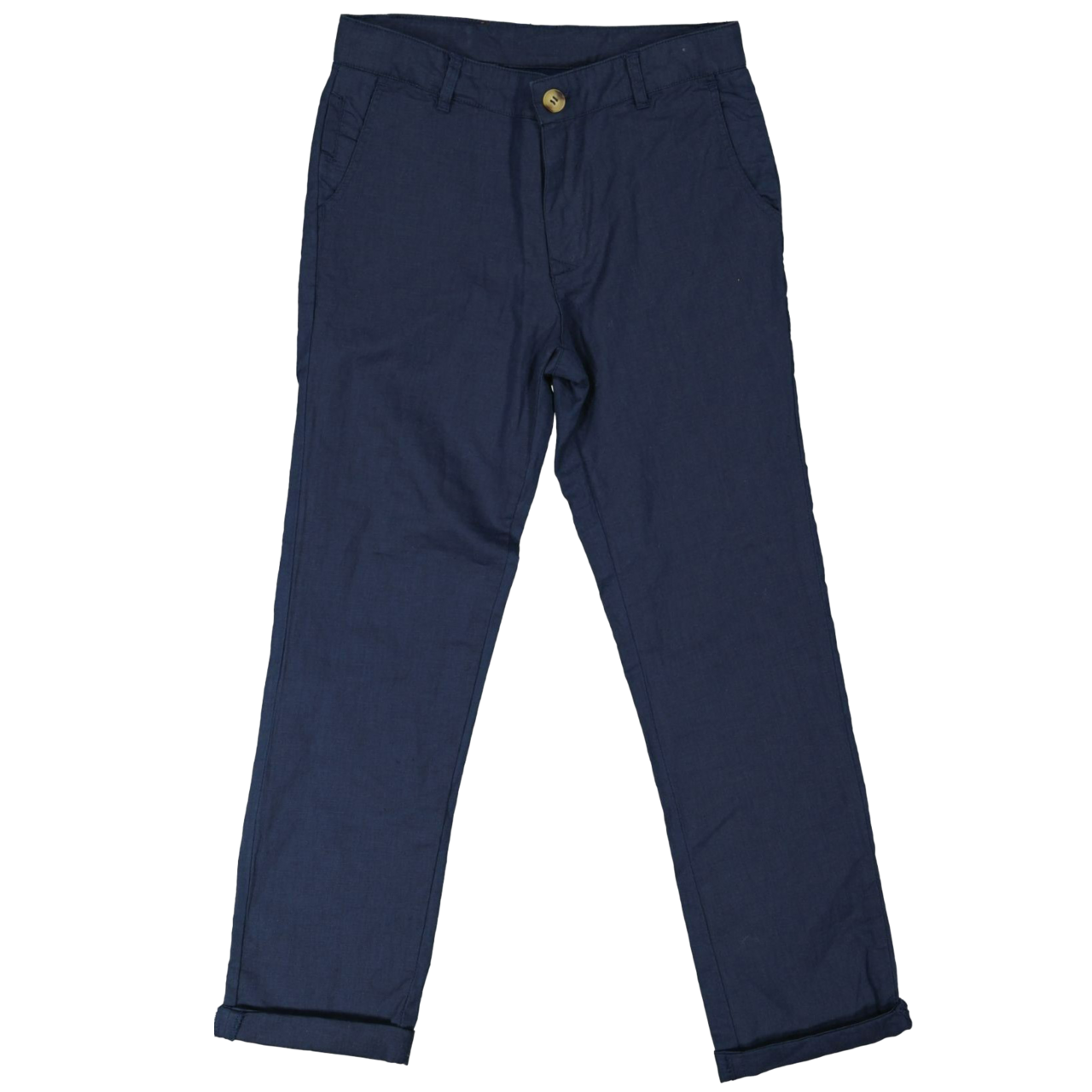 Linnen pant Navy  86/92