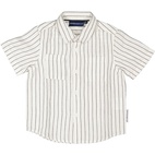 Linnen shirt Navy stripe 146/152