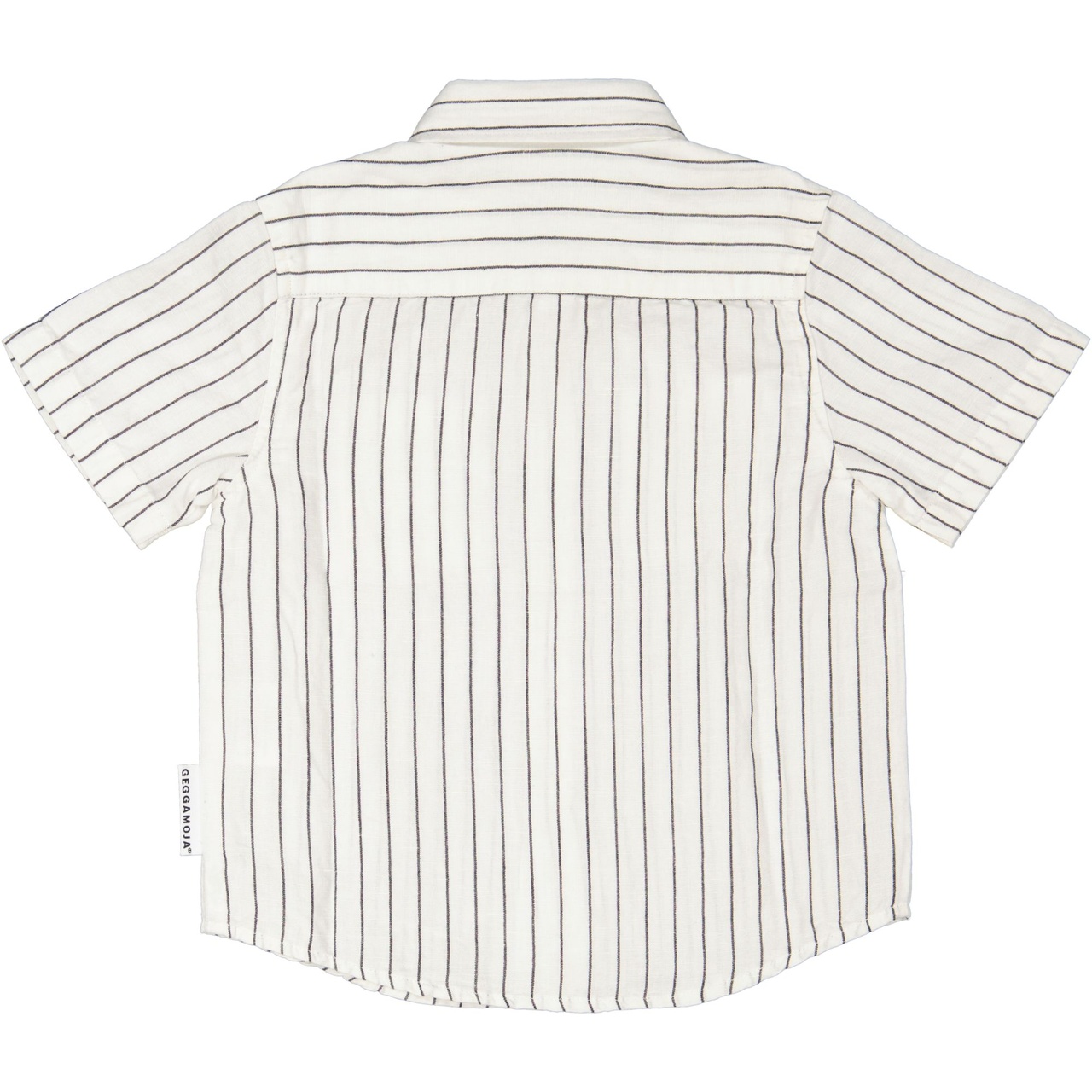 Linnen shirt Navy stripe 86/92