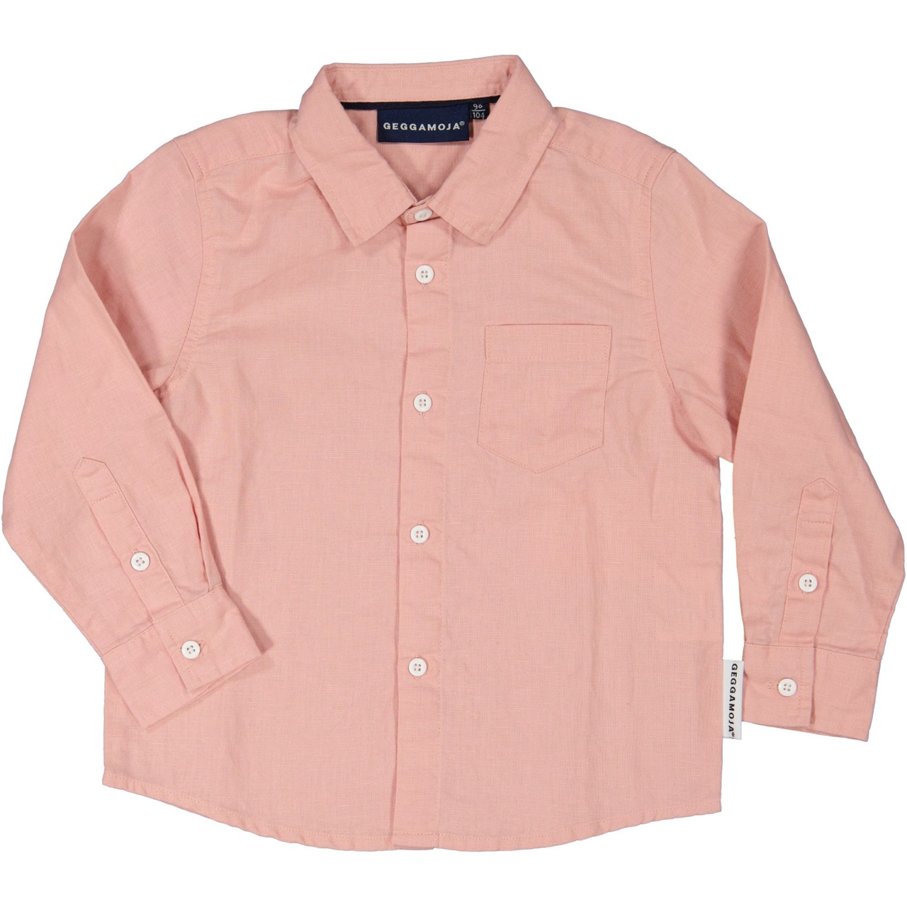 Linnen shirt L.S Old pink