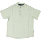 Linnen shirt S.S Green 98/104