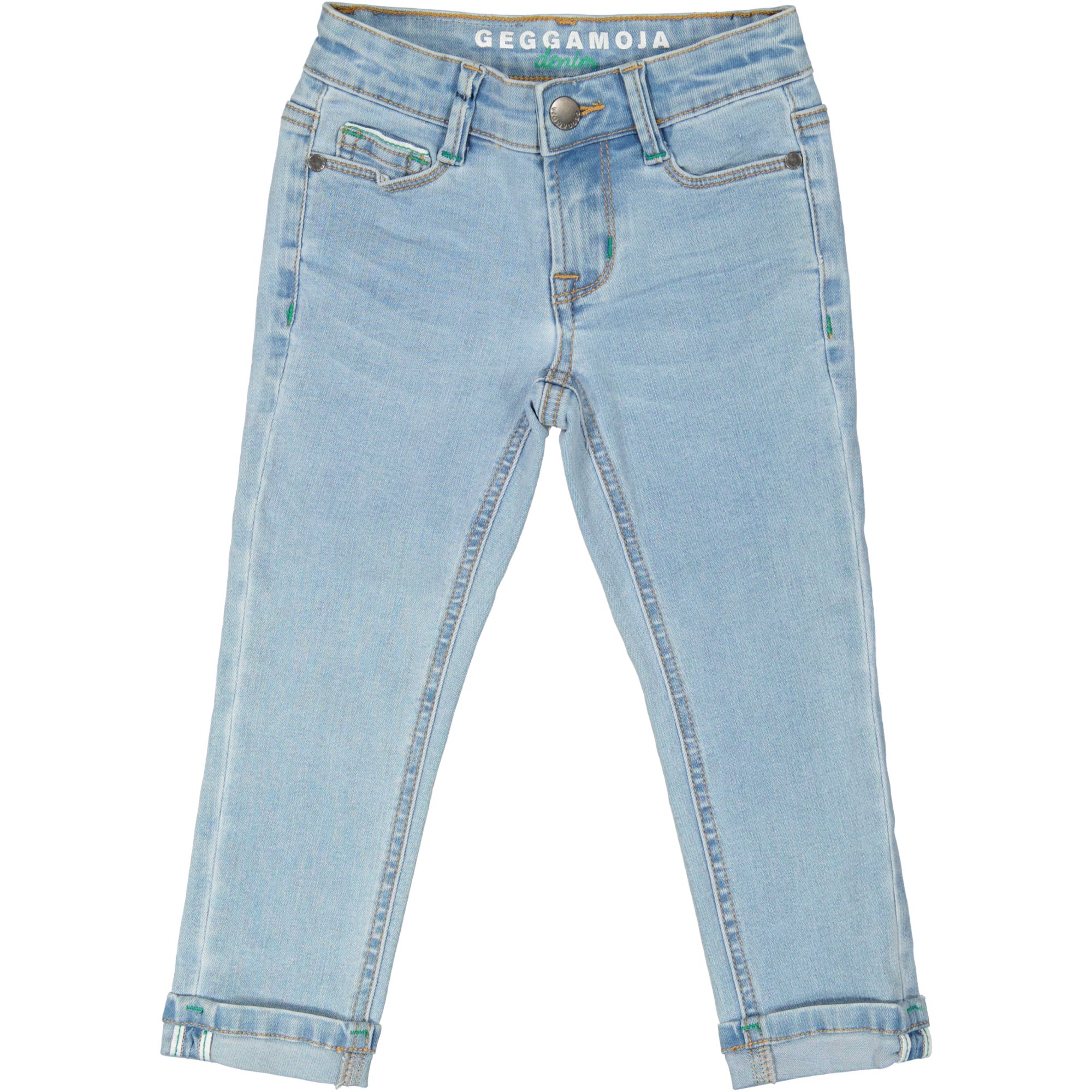 Unisex 5-pocket jeans Denim l.blue wash