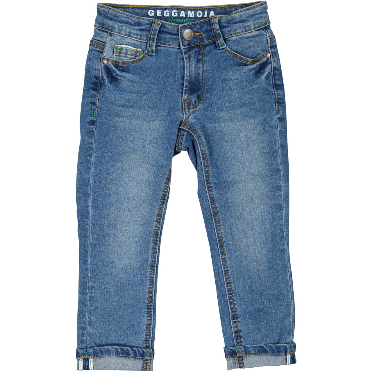 Unisex 5-pocket jeans Denim blue wash 86/92
