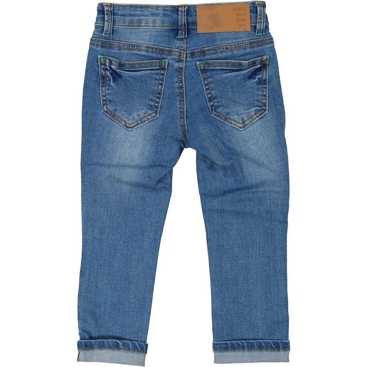 Unisex 5-pocket jeans Denim Sinine wash 98/104
