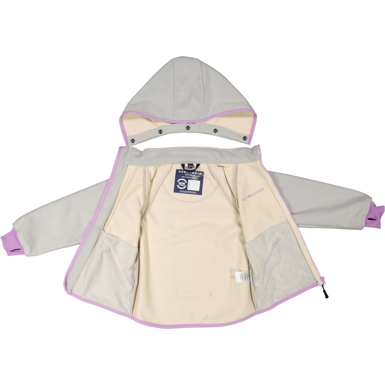 Wind fleece jacket Grey mel