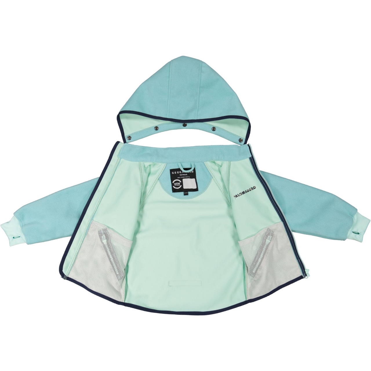 Wind fleece jacket Turquoise 122/128