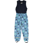 Rain set fleece Multi dots blue