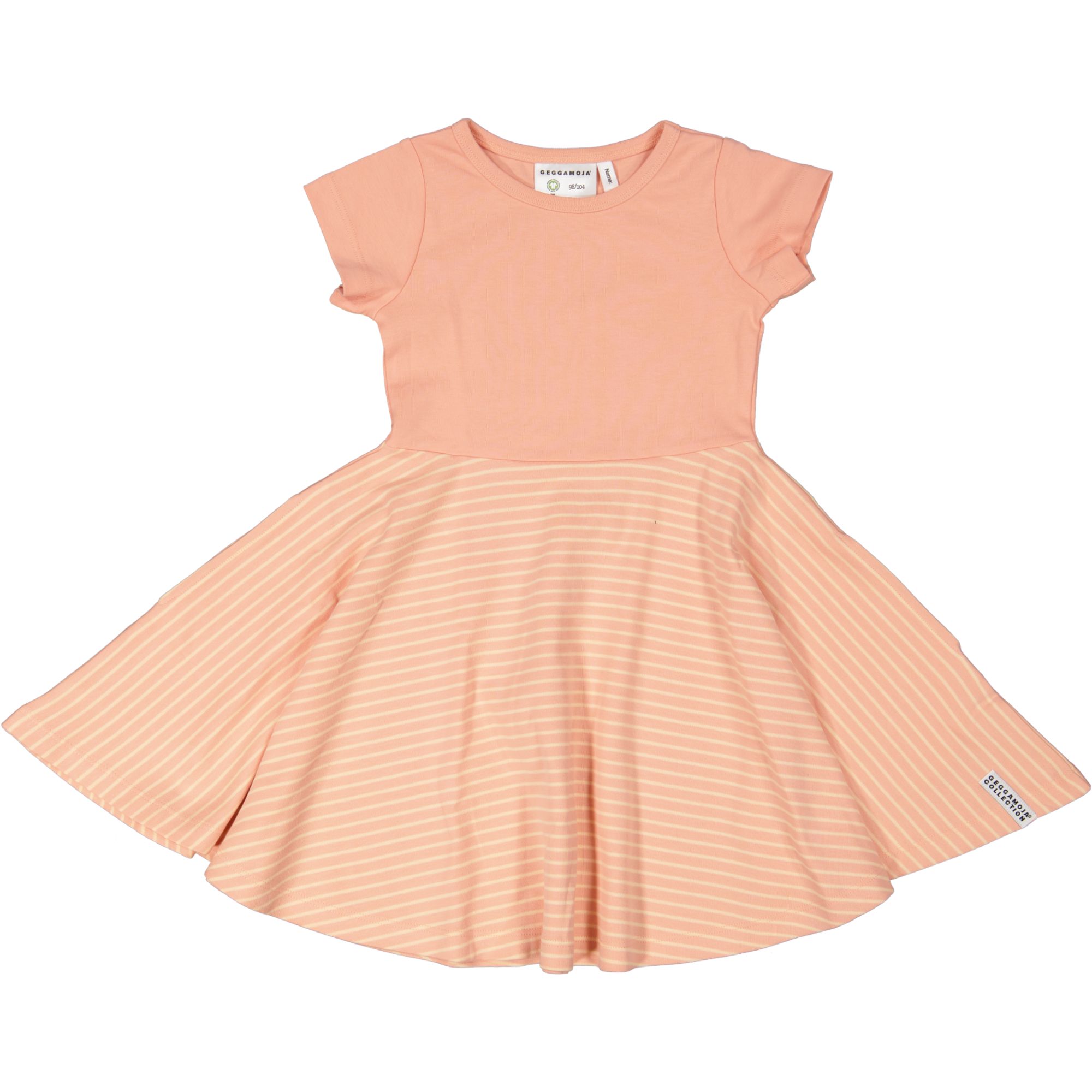Flared dress Dark/light coral