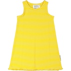 Summer tank dress Yellow/white 146/152