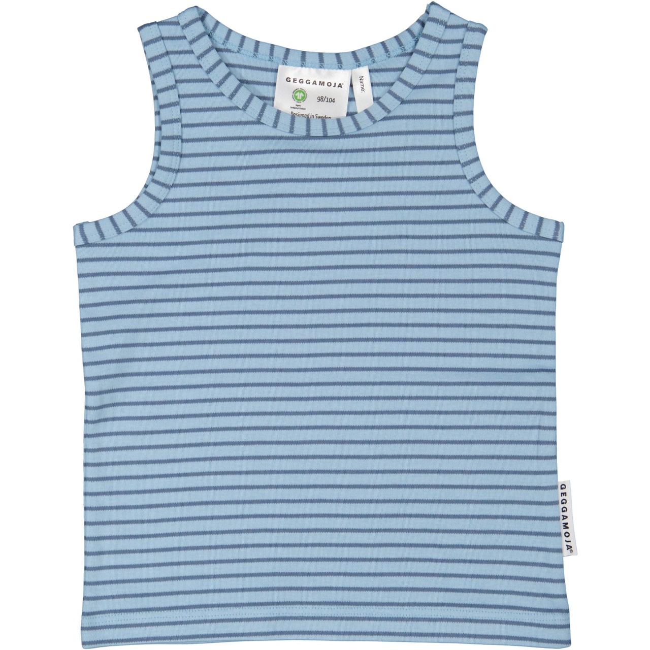 Summer tanktop L.blue/blue 74/80