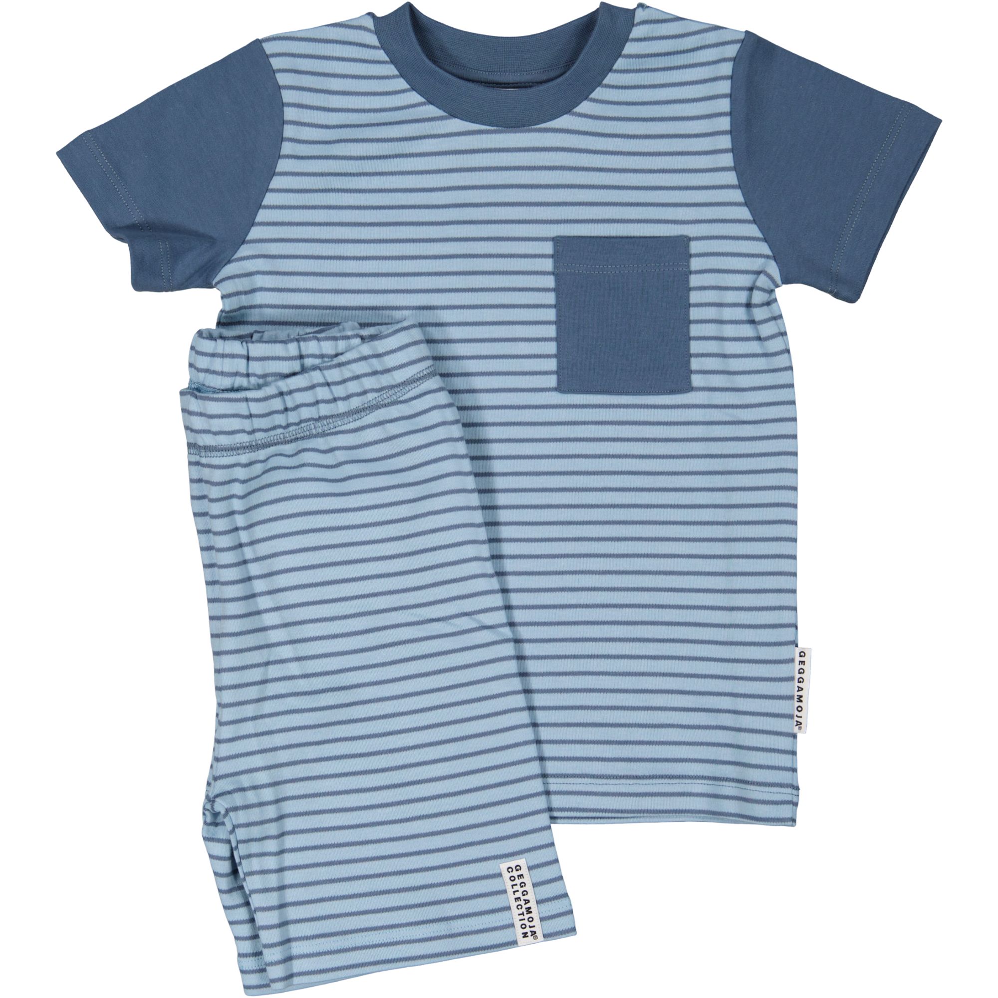 Two pice summer pyj L.blue/blue