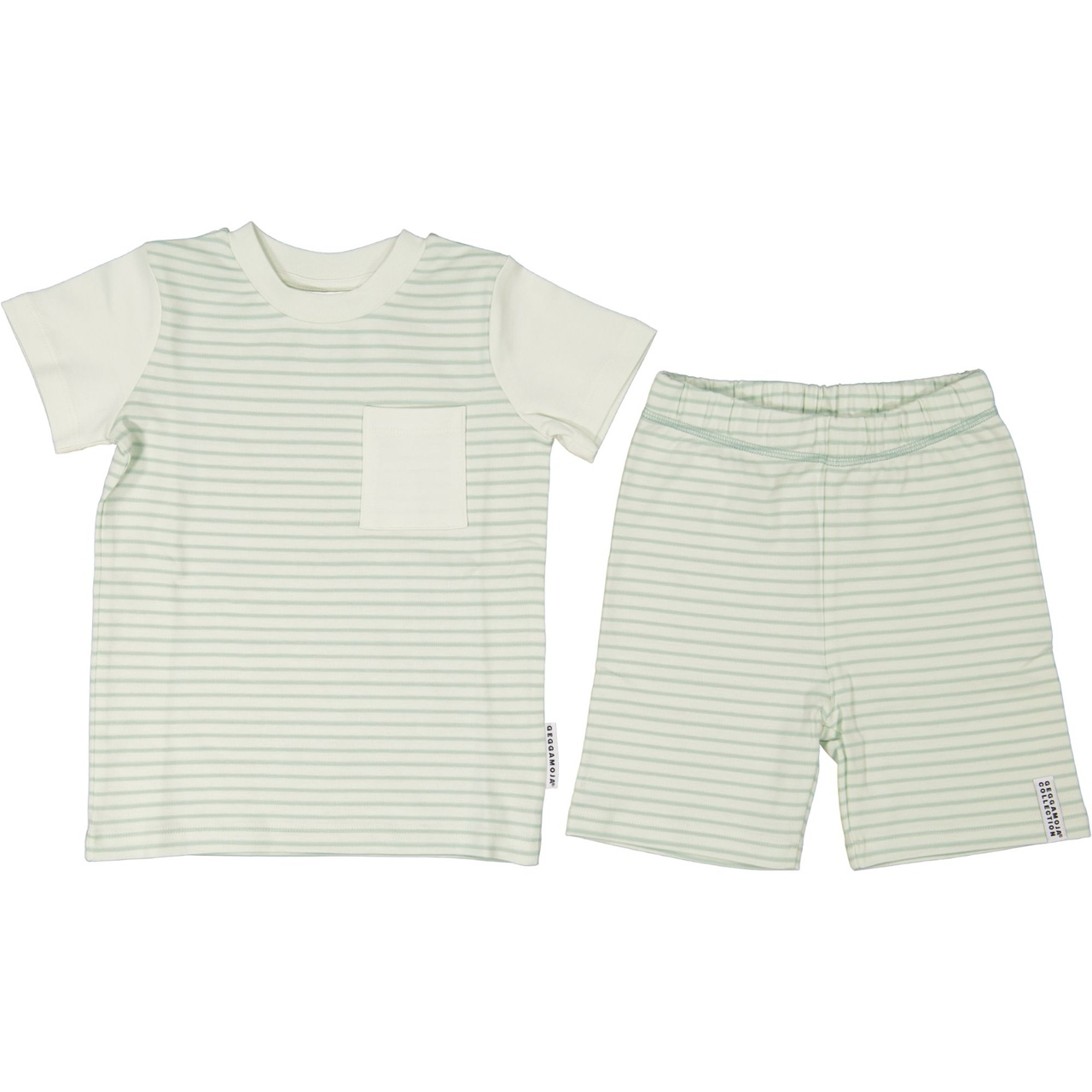Two pice summer pyj L green/green 134/140