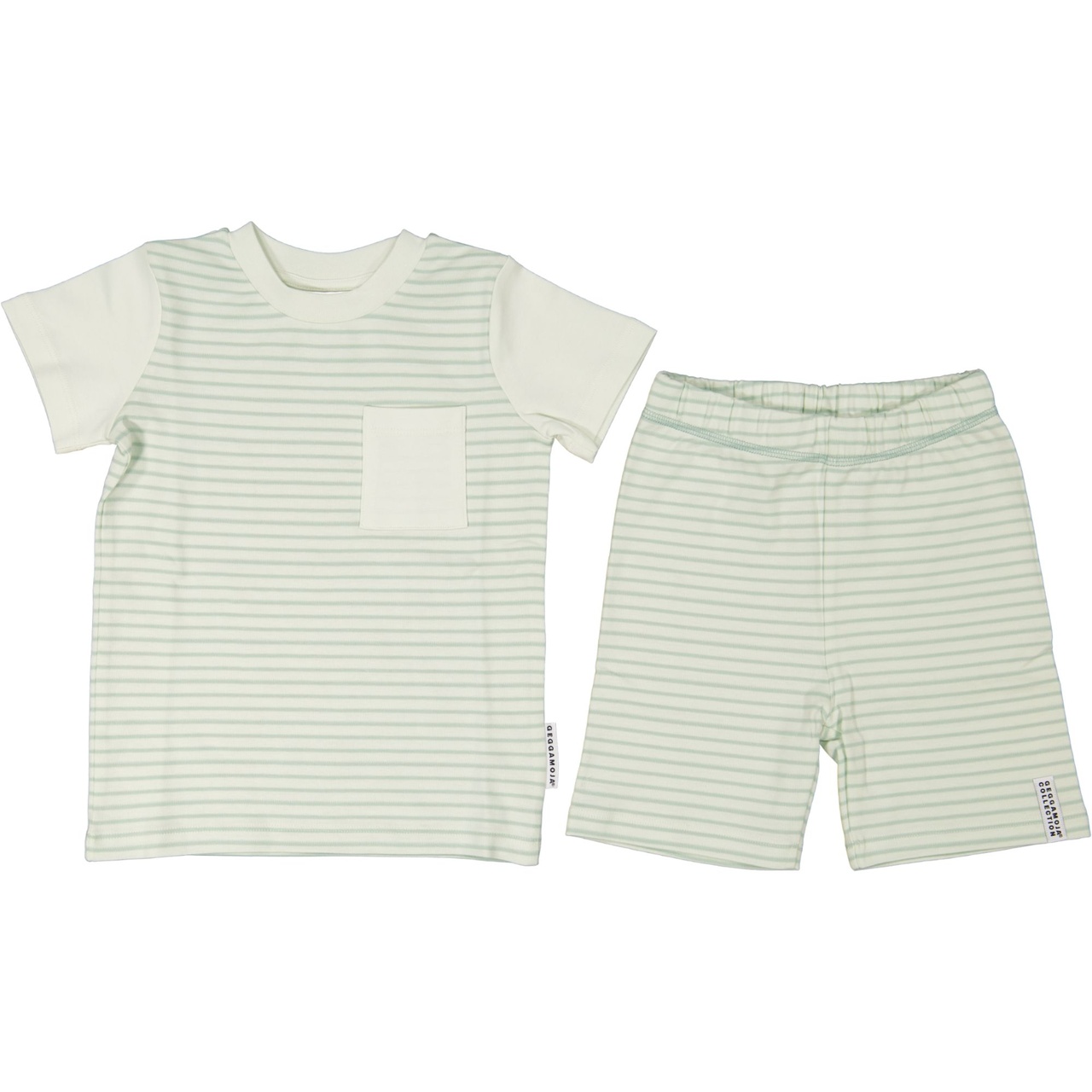 Two pice summer pyj L green/green