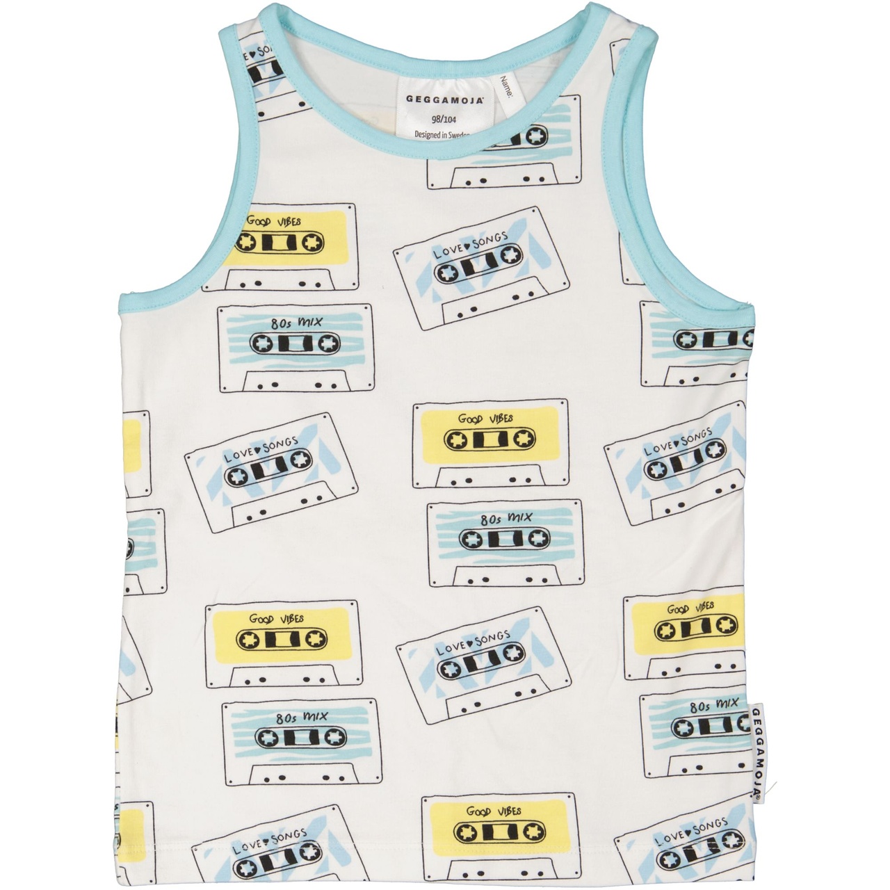 Bamboo tanktop Music tape 134/140