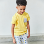 Two pcs summer pyjamas Yellow  146/152